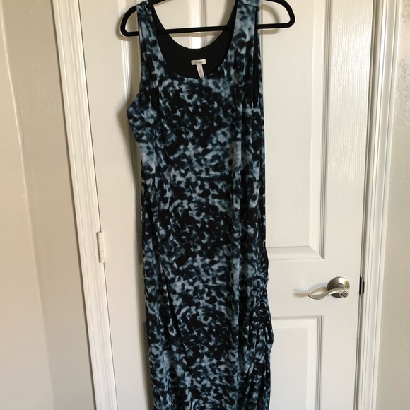 Soma Dresses & Skirts - Side Tie Patterned Maxi Dress